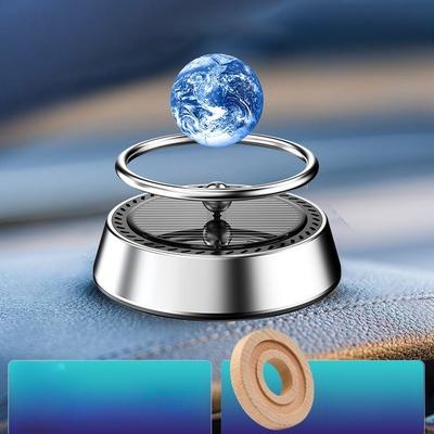 Solar Rotating Car Air Freshener Auto Air Freshener Rotating Interstellar Ball Car Deodorant Vehicles Interior Decor Homes
