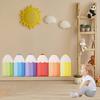6Pcs 3D Pencil Wall Padding for Kids Room Nursery Soft PU Leather Anti Collision Sticker Self Adhesive Mat