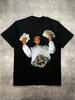 Unisexs Retro Hiphop Graphic Tshirt 100 Cotton Black Classic Hiphop Tee Suitable For Yearround Streetwear