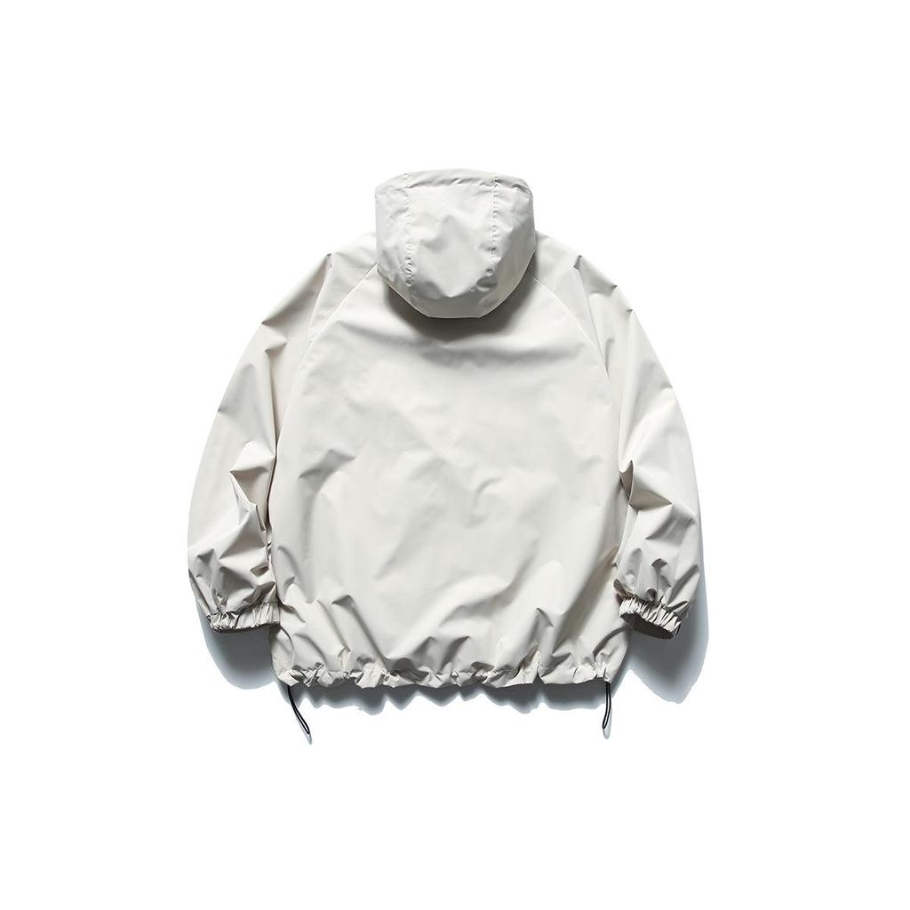 CROWD CITY Men's Spring/Autumn Color Block Teflon Windbreaker Y410