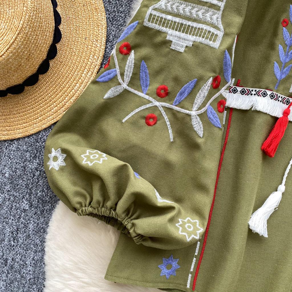 Vyšívané Vystřihované Základní Tričko Dámské s O-výstřihem Tričko Dámské Letní Slim Topy