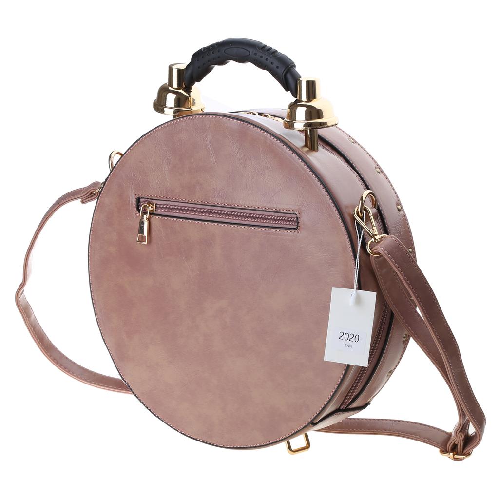 Novelty Real Working Clock Shoulder Crossbody Bags All-matching PU Leather Handbags Vintage Female Messenger Bags Gifts