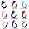 24" Helmet Braids Pigtails Motorcycle Helmet Braid Ponytail Motorbike Riding Helmet Pigtails Braids For Women Men Children