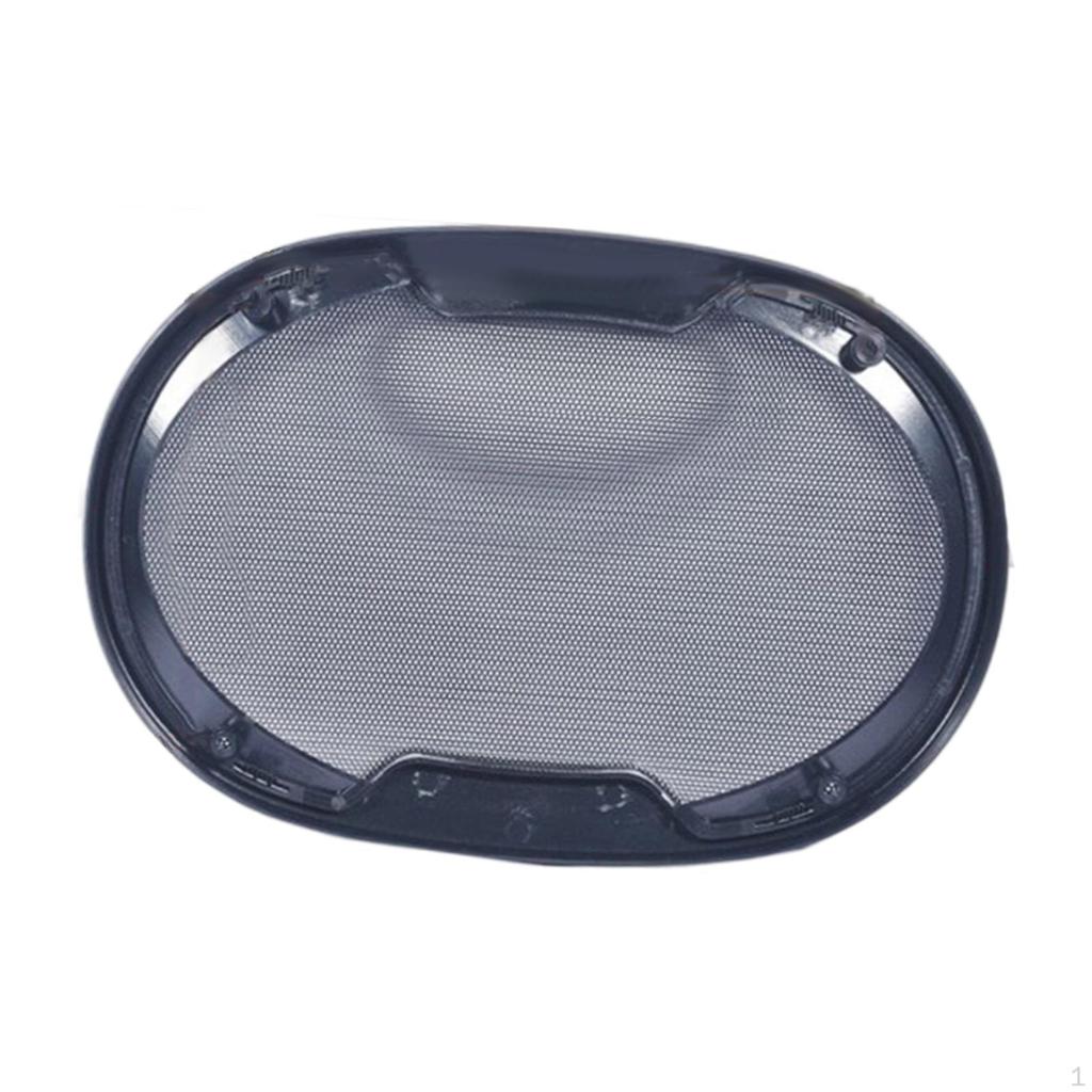 Black Car Audio Speaker Grille Cover with Metal Mesh, Easy Installation And Protector.