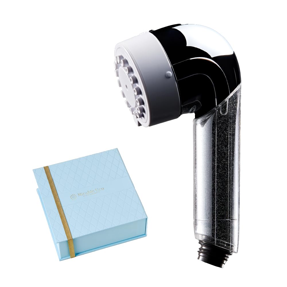 

Mirable Uru Shower Head with Ultra Fine and Mist Flow [Official Store] Bubbles, Water-Saving,