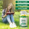 Odorless DHA 1000mg Supplement - Purified & Mercury Free - 120 Softgels