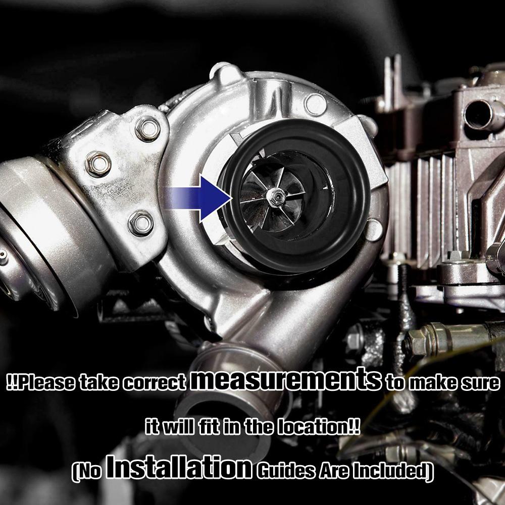 4" Inlet Car Bellmouth Velocity Stack Adapter Air Intake Turbo Horn Cover Black