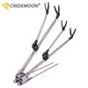 Adjustable Fishing Rod Bracket for Two Rods Holder Rack Pole Bracket Tool Stainless Steel 360 Rotating Fishing Tools Accessories