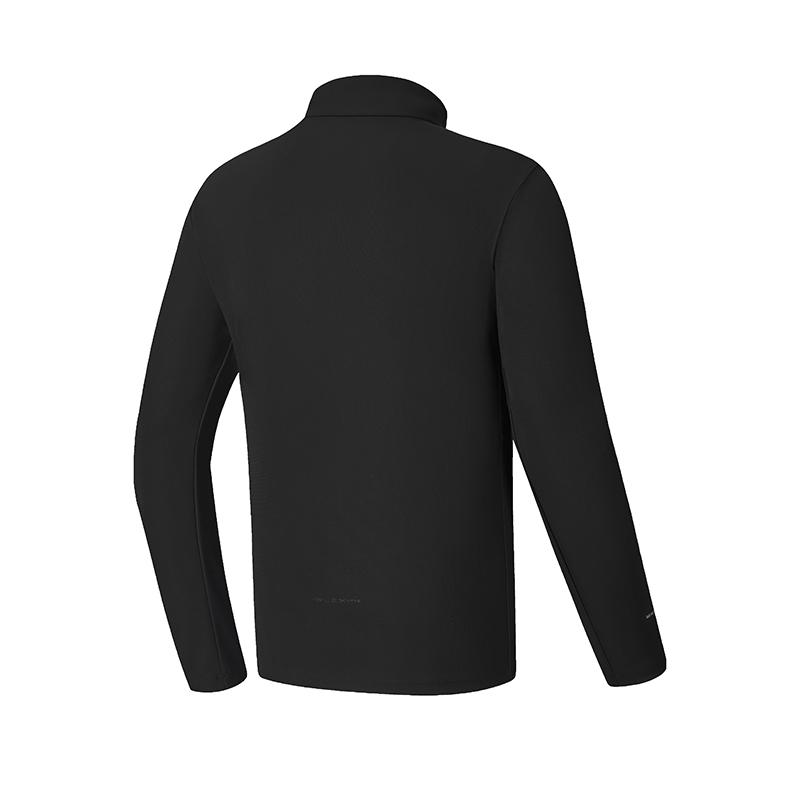 Nouveau Manteau à Manches Longues en Tissu Tricoté FILA Homme Noir Foncé A11M511504FBK