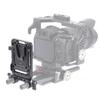 Quick Install Battery Clamp with V Type Design for 15mm Rails Easy Tool Less Mounting for Camera Accessory