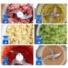 High-Power 1800W Electric Meat Grinder & Vegetable Chopper with Large Capacity