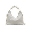 New chain aesthetic casual temperament simple dumpling bag summer pearl handbag shoulder messenger bag women's bag