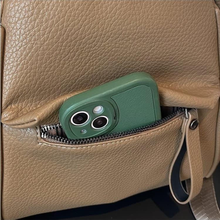Mini-Rucksack mit Litschi-Muster, lässiger kleiner Rucksack für Damen