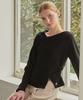 MICANE Winning Line Slit T-Shirt Black