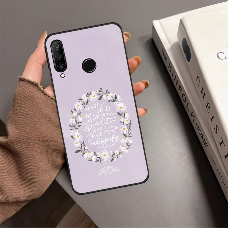 Christian Scripture For Huawei P20 P40 Lite P60 P30 Pro Nova 5T 9 10 SE 12s 12i 11i Y90 Y70 Y60 Y61 Y91 Y72 Case