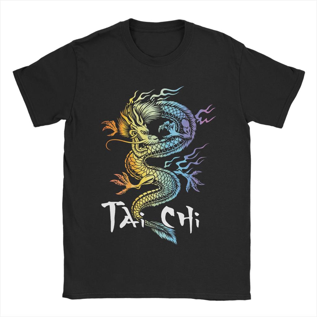 Ying Yang Energy Meditation Watercolor Tai Chi TShirt Summer   Cotton TShirts For Unisex Popular Casual Tshirt Short Sleeve