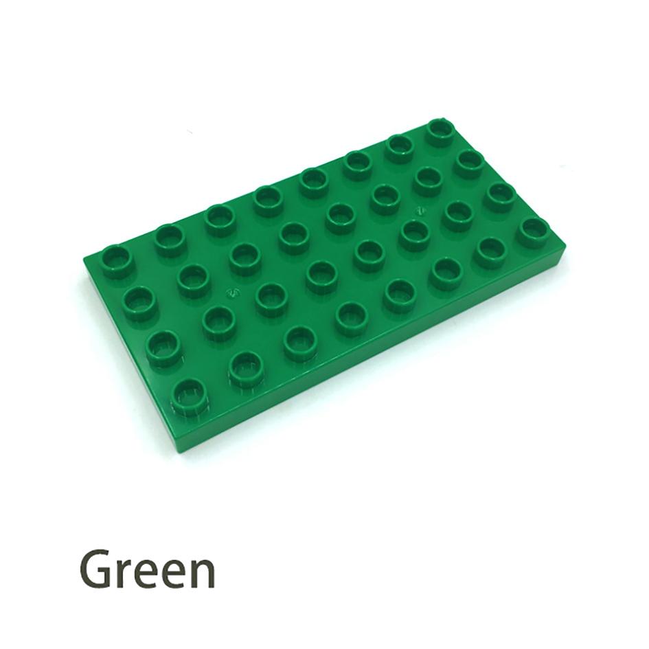 

Big Size DIY Building Blocks Thin Figures Bricks 4x8Dot 4PCS Educational Creative Toys for Children Compatible With Brands