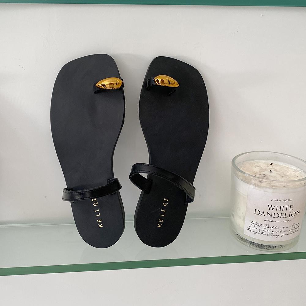 

Модные женские тапочки с застежкой-молнией Модные шлепанцы на плоской подошве Повседневные сандалии Шлепанцы Черные Белые Слипоны Летняя пляжная обувь для улицы 35-39 5.5 чёрный