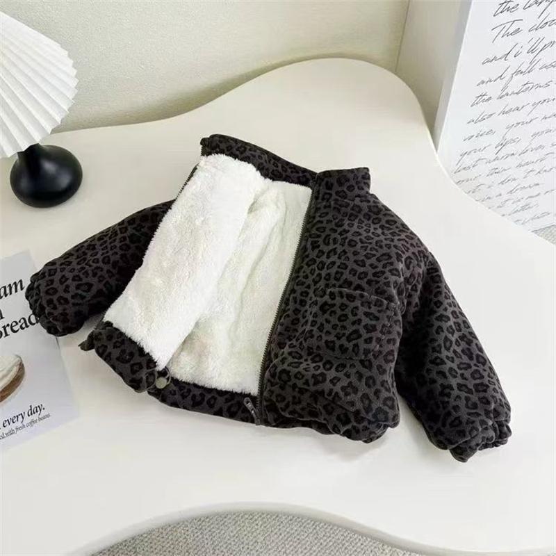 Boys Winter Sets Children Plush Velvet Warm Suits Baby Girls Thickened Jackets+Pants 2Pcs  Kids Padded Clothing Outfits