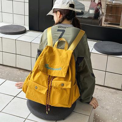 Lightweight Outdoor Quick-drying Backpack New Ins Daily Commuting Travel Literary Small Backpack Backpack