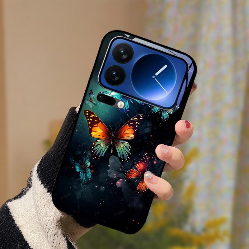 Pour Xiaomi 17 Pro Max 17Pro Mi 17 Coque Antichoc Verre Trempé Housse de Téléphone Pour Xiaomi17 Pro 17ProMax Pare-chocs Arrière Fundas Coque