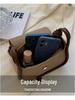 Mini Cute Solid Color Unisex Single Shoulder Crossbody Bag for Summer