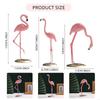 Flamingos Decoration Animal Sculpture, Resins Tabletop Figure for a Touch Charm X3UC