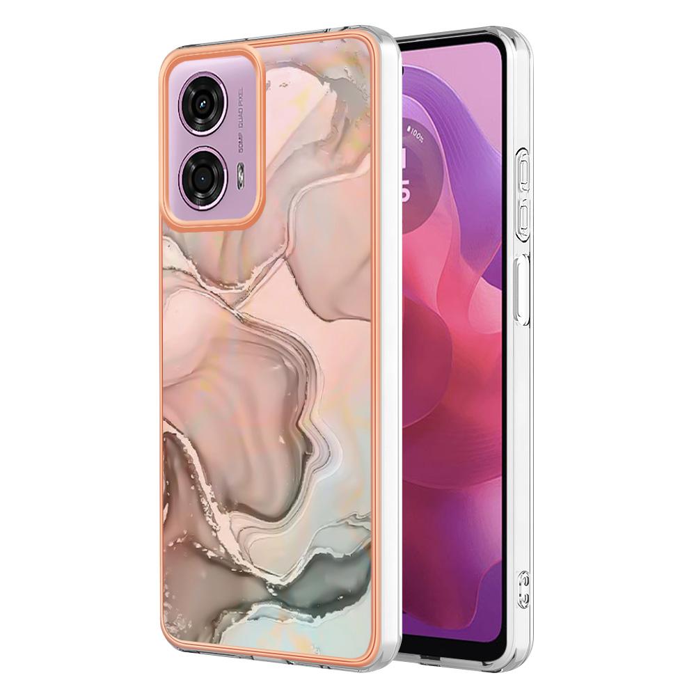 YB IMD Series-16 Style-E For Motorola Moto E14 4G/G04 4G/G04s 4G/G24 4G Case TPU Phone Cover Dual IMD Shell