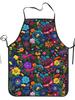 A Floral Apron Is Suitable for Handicrafts, Baking and Kitchen Cleaning, and Is a Perfect Holiday Gift.
