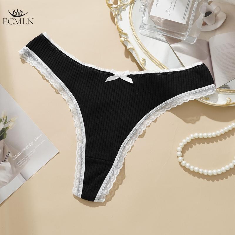 

Женское бесшовное нижнее белье с Т-образным вырезом, трусики большого размера из хлопка, спортивные стринги, женское тонкое нижнее белье на весну и лето, трусики-брифы XL чёрный