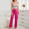 Women's Home Leisure Two-Piece Set Soft And Comfortable Summer Outdoor Pajamas Set