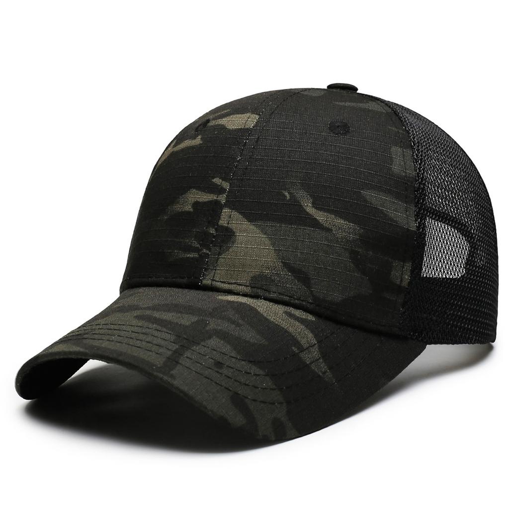 NORTHWOOD Camouflage Mesh Breathable Peaked Cap Men's Outdoor Sun Protection Visor Summer Tactical Baseball Cap Mesh Cap