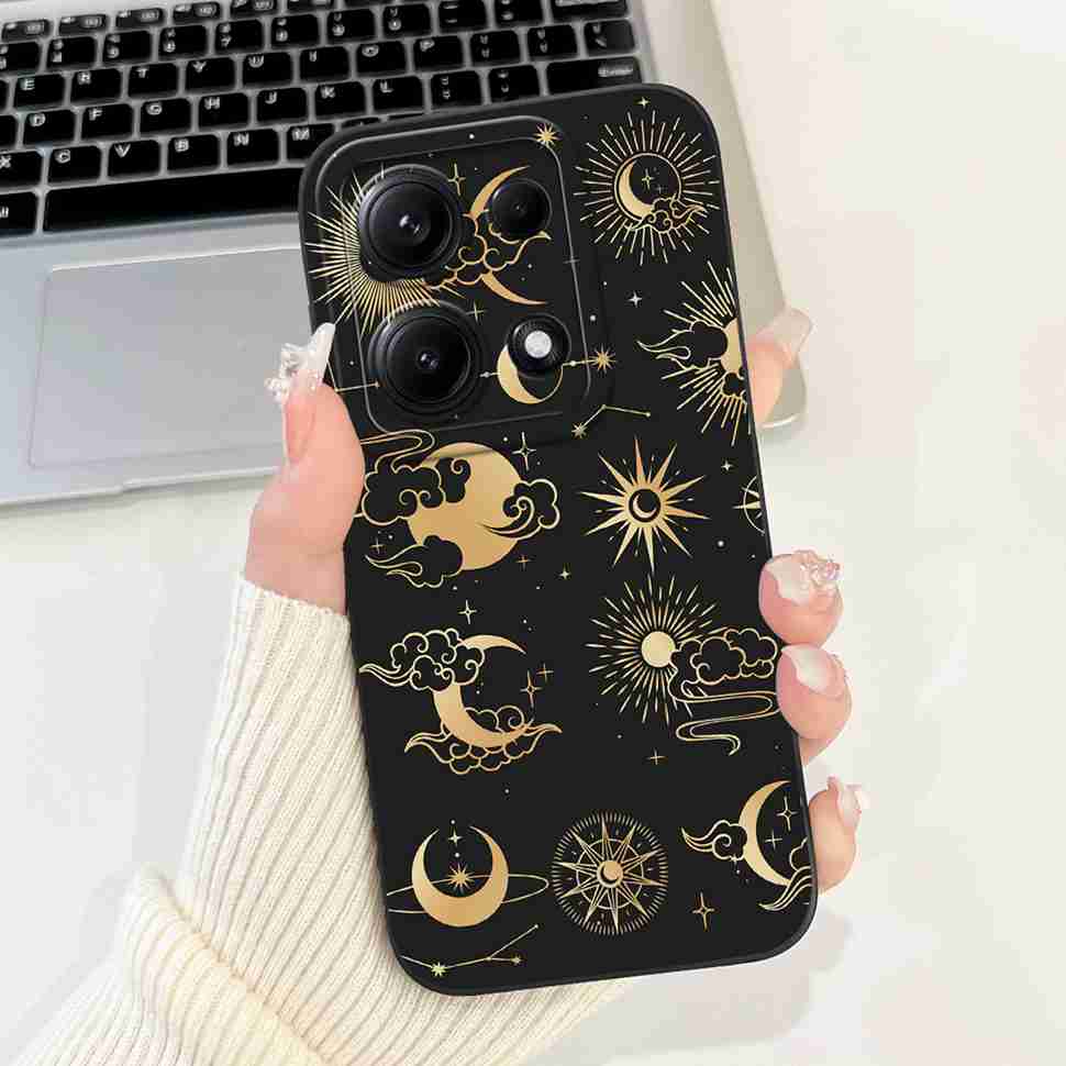 Simple Silicone Case For Redmi Note14s 4G Capa Lovely Panda Rabbit Shockproof Back Cover For Xiaomi Redmi Note 14S Phone Shell