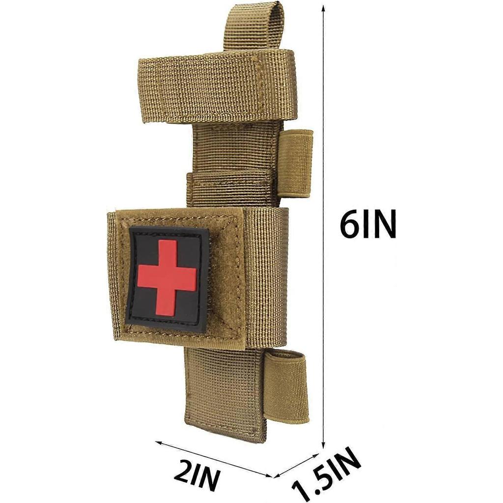 Tourniquet Pouch, Multi-Purpose Tactical Tool Holder Gadget Waist Bag Drop Leg Storage Bag for Outdoor First Aid 2 Pcs,Carivent