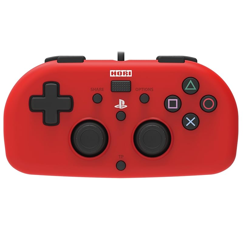 

[SONY licensed product] Wired controller light for PS4 Red [PS4 compatible]