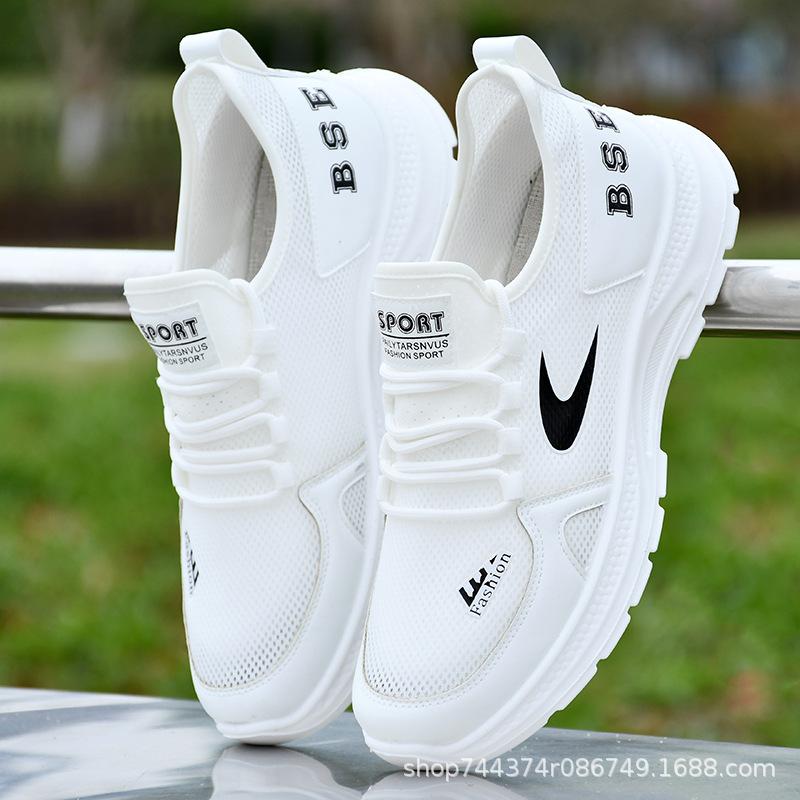 

Summer sports shoes shock-absorbing and non-slip running shoes high-end ultra-light mesh breathable dad 38