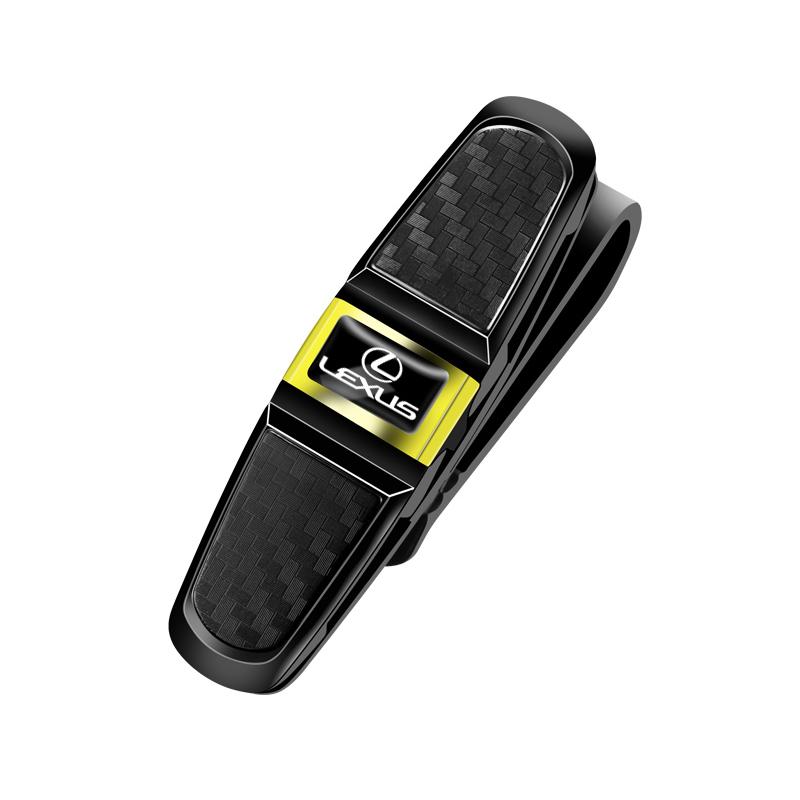 Car Sun Visor Glasses Clip Card Ticket Sunglasses Holder For Lexus RX300 IS200 IS250 ES350 Ct200h UX250h NX300h RX350 ES300h NX