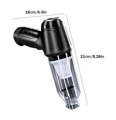2025 12000PA Wireless Car Vacuum Cleaner USB Charging 3600mAh Portable Cleaning Appliance Mini Vacuum Cleaner Household Car Cleaning