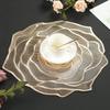 1pc Cup Cushion Hollow Waterproof and Oil Proof Table Cushion Decoration and Insulation Table Mats for Dining Table Decoration