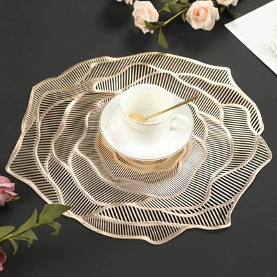 1pc Cup Cushion Hollow Waterproof and Oil Proof Table Cushion Decoration and Insulation Table Mats for Dining Table Decoration