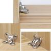 L Bracket Detachable Corner Brace, Removable Heavy Duty Butterfly Corner Bracket for Wood Furniture Cabinet Table Bed Chair