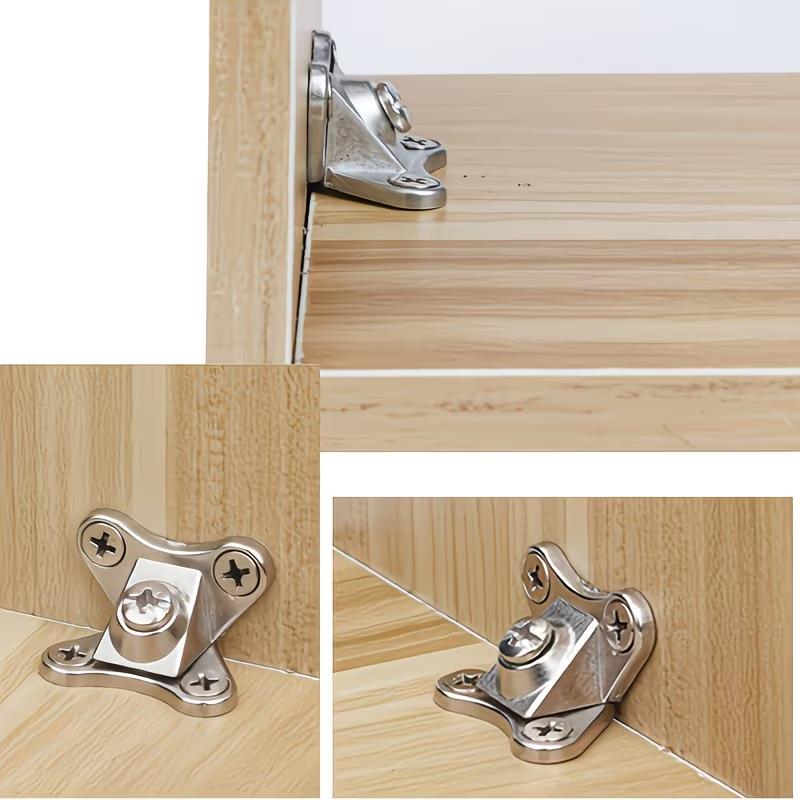 L Bracket Detachable Corner Brace, Removable Heavy Duty Butterfly Corner Bracket for Wood Furniture Cabinet Table Bed Chair