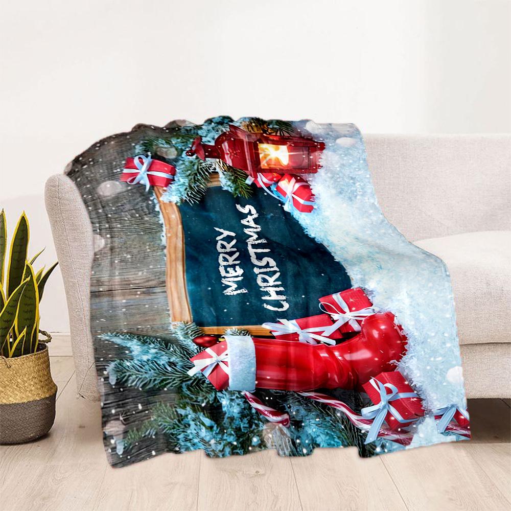 Christmas 257 Blanket Durable Comfort Great for Bed Bedding Office All-Season Use Modern Unique Gift for Family and Friends Camping