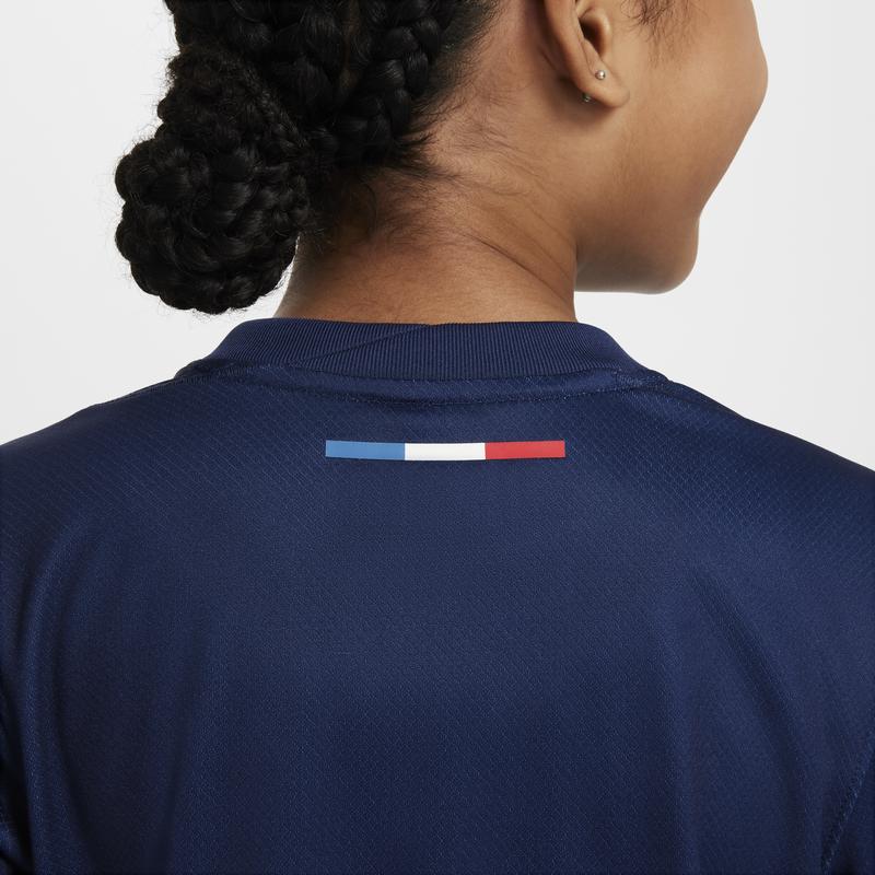 Nike Kids Quick-Dry Crew Neck Short-Sleeve Football Jersey Kids Tops Deep-Teal FN9155-411