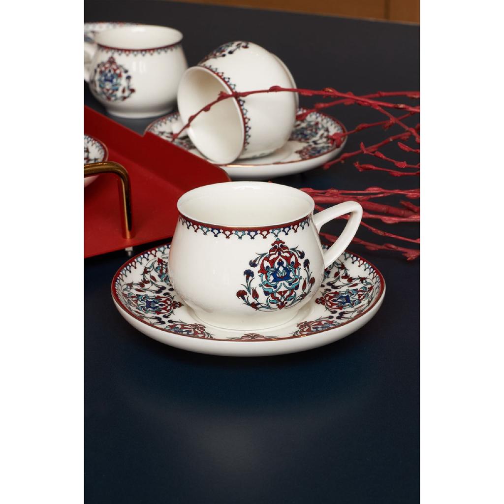 Nakka Set Of 6 Coffee Cups 100 Ml