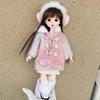 Pretty Dress 30cm Doll Clothes Dress Up 1/6 BJD Clothes Fashion Doll Winter Suit  Doll Accessories
