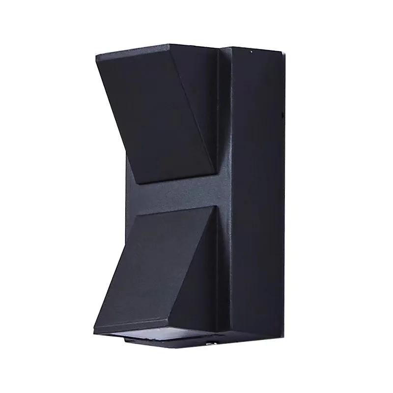 Hotel Bedroom Aisle Simple Wash Light Waterproof Exterior Wall New Chinese Square Up and Down Villa Outdoor Wall Light