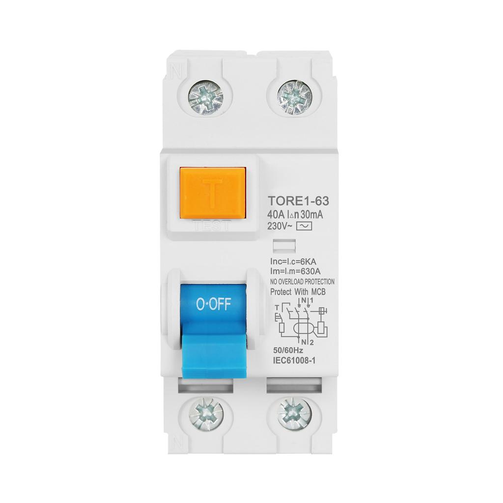 Innovative 25A Circuit Switches 25A Circuit Safety Device 0.03A Leakage Circuit Switches Suitable for Various Locations