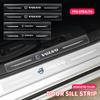 4 Stück Auto Schwellerschutz Transparent Dekoratives Abzeichen Aufkleber Für Volvo V60 XC60 XC90 S60 XC40 V40 S80 T6 V90 EX90 S90 V70