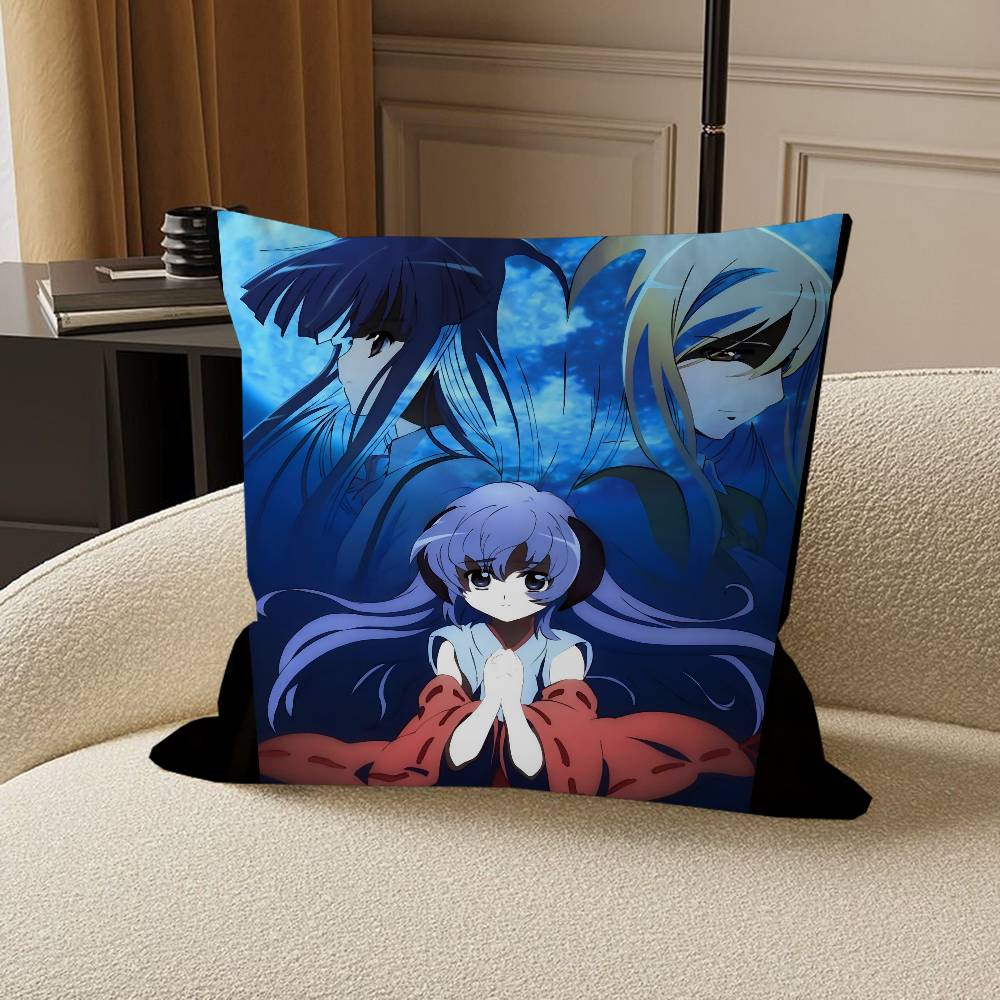 Anime H-Higurashi W-When They Cry Cushion Cover Inches Farmhouse Decor Home Throw Pillow Covers for Couch Decorations